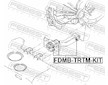 Zaveseni motoru FEBEST FDMB-TRTM-KIT