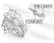 Zaveseni motoru FEBEST FM-CB4RR