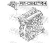 Zaveseni motoru FEBEST FM-CB4ZTRH