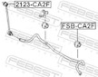 Drzak, Pricny stabilizator FEBEST FSB-CA2F