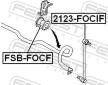 Drzak, Pricny stabilizator FEBEST FSB-FOCF