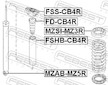 Lozisko pruzne vzpery FEBEST FSS-CB4R