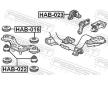 Ulozeni, diferencial FEBEST HAB-016