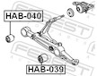 Ulozeni, ridici mechanismus FEBEST HAB-039