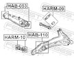 Ulozeni, ridici mechanismus FEBEST HAB-110