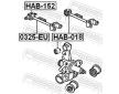 Ulozeni, ridici mechanismus FEBEST HAB-152