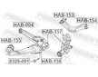 Ulozeni, ridici mechanismus FEBEST HAB-155