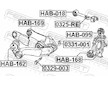 Ulozeni, ridici mechanismus FEBEST HAB-168