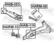 Ulozeni, ridici mechanismus FEBEST HARM-09