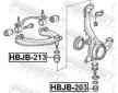 Sada na opravu, nosný/vodicí kloub FEBEST HBJB-203