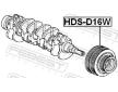 remenice, klikovy hridel FEBEST HDS-D16W