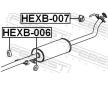 Montazni sada, vyfukovy system FEBEST HEXB-007