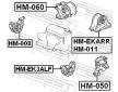 Zaveseni motoru FEBEST HM-060