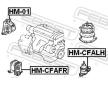 Zaveseni motoru FEBEST HM-CFAFR