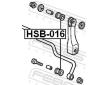 Lozisko, spojovaci tyc stabilizatoru FEBEST HSB-016