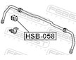 Drzak, Pricny stabilizator FEBEST HSB-058