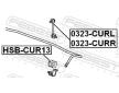 Drzak, Pricny stabilizator FEBEST HSB-CUR13