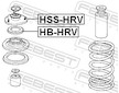 Lozisko pruzne vzpery FEBEST HSS-HRV