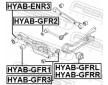 Uložení, řídicí mechanismus FEBEST HYAB-GFRR