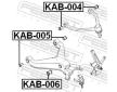 Ulozeni, ridici mechanismus FEBEST KAB-004
