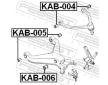 Ulozeni, ridici mechanismus FEBEST KAB-005