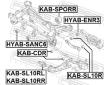 Ulozeni, ridici mechanismus FEBEST KAB-SL10RR