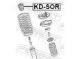 Zarazka, odpruzeni FEBEST KD-SOR