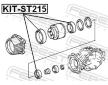 Sada těsnění, diferenciál FEBEST KIT-ST215
