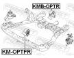 Ulożenie motora FEBEST KM-OPTFR