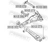 Ulozeni, ridici mechanismus FEBEST MAB-002