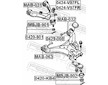 Ulozeni, ridici mechanismus FEBEST MAB-031