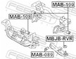 Ulozeni, diferencial FEBEST MAB-109