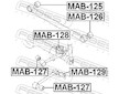 Ulozeni, ridici mechanismus FEBEST MAB-128