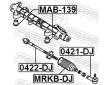 Ulożenie prevodovky riadenia FEBEST MAB-139