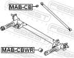 Zaveseni, telo napravy FEBEST MAB-CBWR