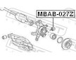 Ulozeni, ridici mechanismus FEBEST MBAB-027Z