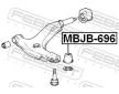Sada na opravu, nosný/vodicí kloub FEBEST MBJB-696