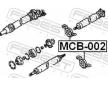 Lozisko, stredni lozisko klouboveho hridele FEBEST MCB-002