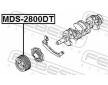 remenice, klikovy hridel FEBEST MDS-2800DT