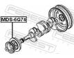 remenice, klikovy hridel FEBEST MDS-6G74