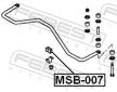 Drzak, Pricny stabilizator FEBEST MSB-007