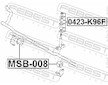 Drzak, Pricny stabilizator FEBEST MSB-008