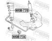 Drzak, Pricny stabilizator FEBEST MSB-734