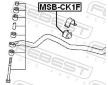 Drzak, Pricny stabilizator FEBEST MSB-CK1F
