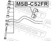 Drzak, Pricny stabilizator FEBEST MSB-CS2FR