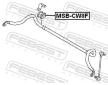 Drzak, Pricny stabilizator FEBEST MSB-CW8F