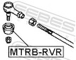 Sada na opravy, hlava příčného táhla řízení FEBEST MTRB-RVR