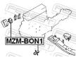 Ulożenie motora FEBEST MZM-BON1