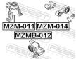 Zaveseni motoru FEBEST MZMB-012