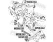 Ulozeni, diferencial FEBEST MZMB-030